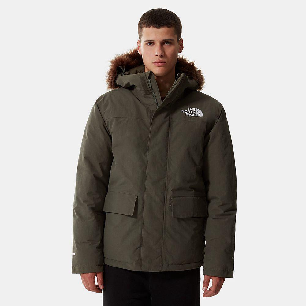 The North Face Arctic Parka Ανδρικα Αδιάβροχο Μπουφάν - Πρασινο (NTEM12347)
